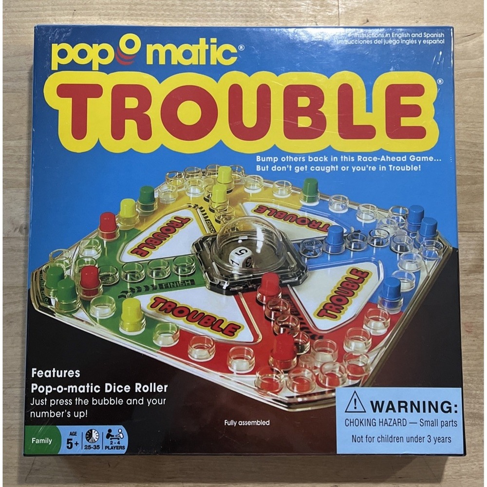Pop-O-Matic Trouble Board Game‎ - ***NEW SEALED!***